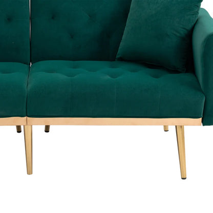 COOLMORE Velvet Sofa , Accent sofa .loveseat sofa with metal feet-海智集-Default-