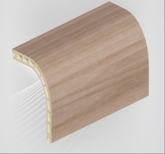 bamboo and wood lines with large arc-shaped corner finishing: Making your home softer-海智集-