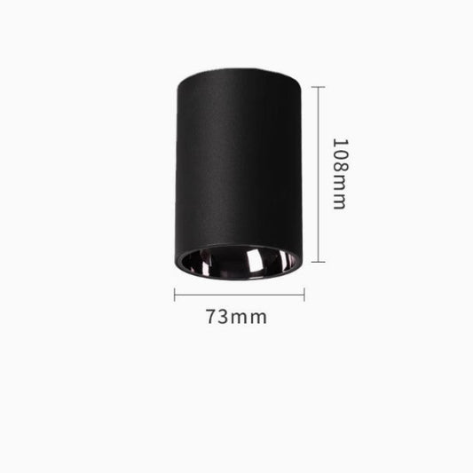 Exposed waterproof downlights for bathrooms, toilets, balconies, outdoor toilets, moisture-proof and fog-proof high-wattage round spotlights-海智集-