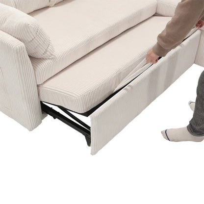 UNITED WE WIN-Furniture, modular L-shaped sofa, modular long sofa with reversible chaise lounge, Sofa bed, Sleeper sofa, modular sofa combination with storage seats.-海智集-Default-