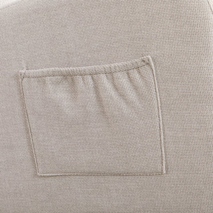 High Back Rocking Chair Nursery Chair .Comfortable Rocker Fabric Padded Seat .Modern High Back Armchair-海智集-Default-
