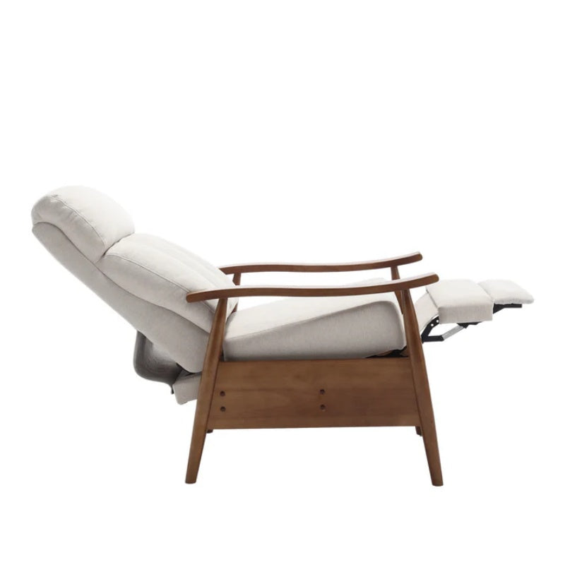 COOLMORE Wood Frame Armchair, Modern Accent Chair Lounge Chair for Living Room-海智集-Default-