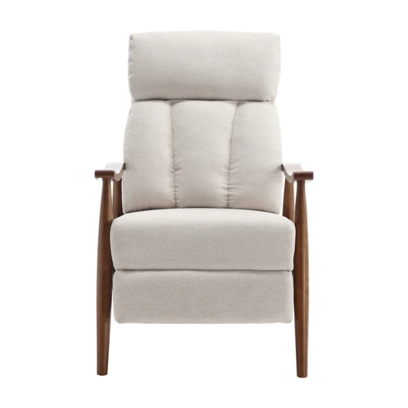 COOLMORE Wood Frame Armchair, Modern Accent Chair Lounge Chair for Living Room-海智集-Default-