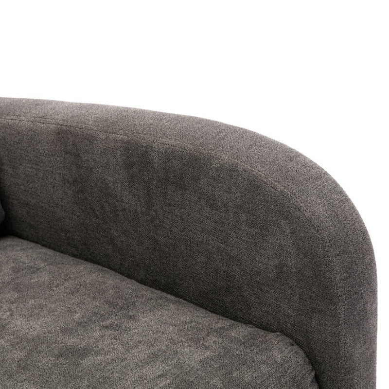 High Back Rocking Chair Nursery Chair .Comfortable Rocker Fabric Padded Seat .Modern High Back Armchair-海智集-Default-