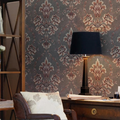Qingben Jia Ren Wallpaper: The embroidered wall fabric contributes to a relaxed and inviting atmosphere.-海智集-