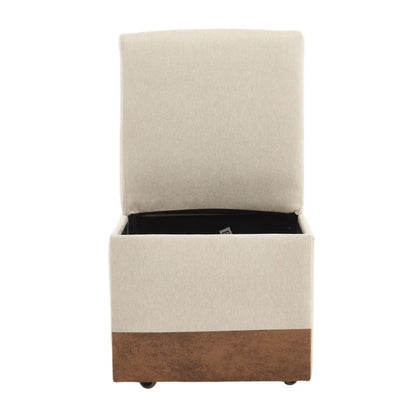 COOLMORE 360 Degree Swivel Upholstered Dining Chairs Set of 2 Swivel Dining Room Chairs Kitchen Chairs Casters & Storage Comfy Modern Rolling Chair for Living Room Fabric Armless Chair-海智集-Default-