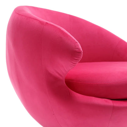 360 Degree Swivel Cuddle Barrel Accent Chairs, Round Armchairs with Wide Upholstered, Fluffy Fabric Chair for Living Room, Bedroom, Office, Waiting Rooms-海智集-Default-