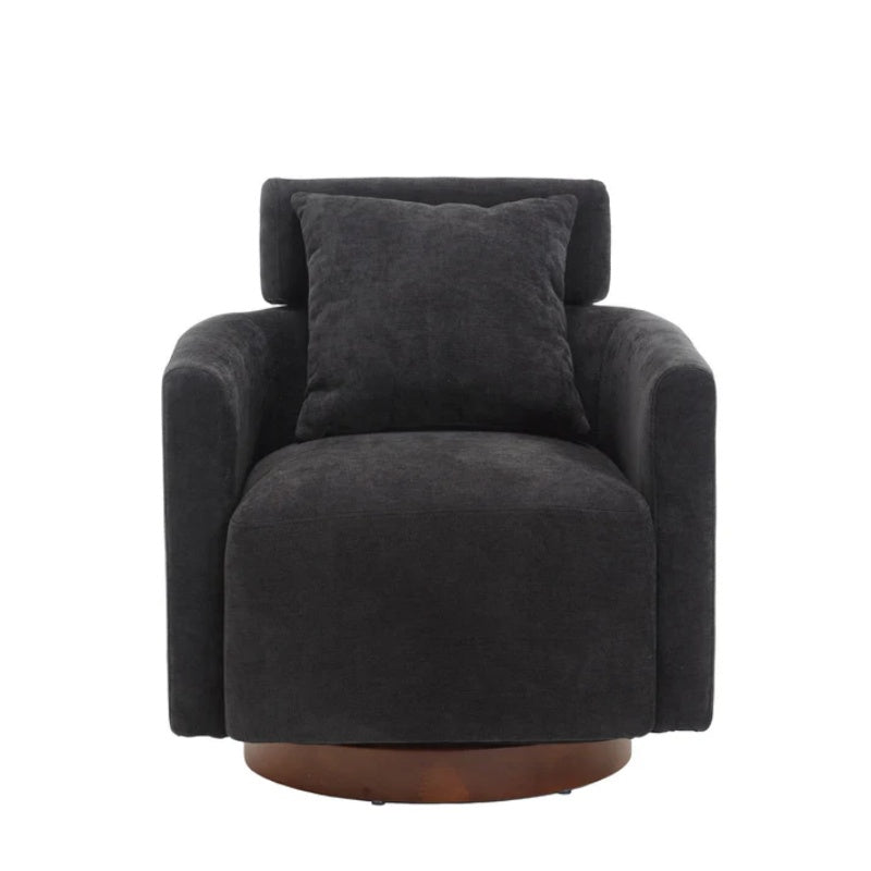 COOLMORE 360 degree rotation design, multi-gear adjustment backrest, soft and comfortable chenille fabric, ergonomic design of the living room chair-海智集-Default-