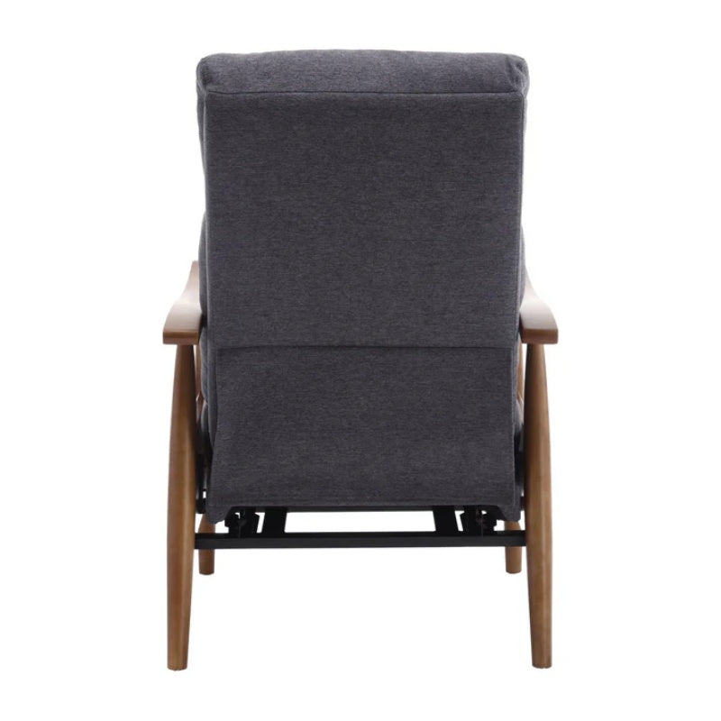 COOLMORE Wood Frame Armchair, Modern Accent Chair Lounge Chair for Living Room-海智集-Default-
