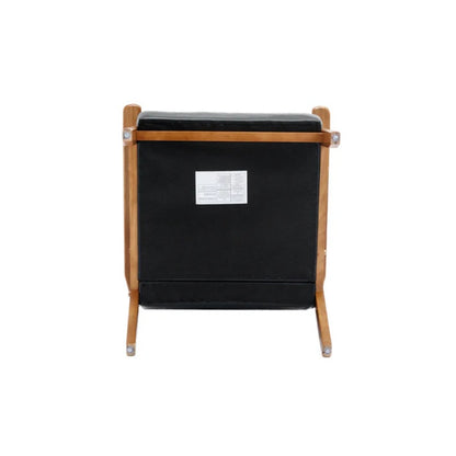 Accent Chairs Set of 2 with Side Table, Mid Century Modern Accent Chair, Wood and Fabric Armchairs Side Chair, Lounge Reading Comfy Arm Chair for Living Room, Bedroom, Office-海智集-Default-