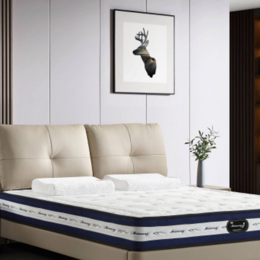Luo LAN Series Italian Light Luxury Leather Bed T6166 # 220 * 182 * 1 1.5 (Single bed without headboard-海智集-