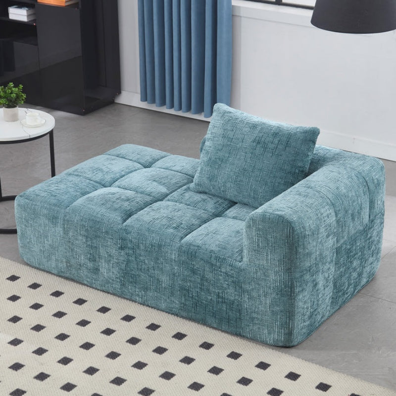 UNITED WE WIN Chenille Loveseat Sofa,Minimalist Modular Couches Sleeper for Living Room Bedroom Apartment Lounge-海智集-Default-