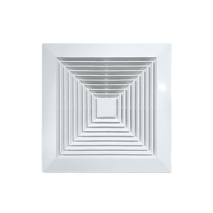 Integrated Ceiling Ventilation Fan for Bathroom Exhaust Ventilation, Powerful Quiet Exhaust Fan for Kitchen-Kitchen & Bathroom-海智集-[ 6inch Circle White ] Opening Size 17X17CM-