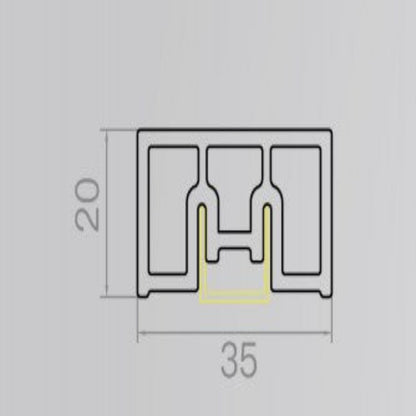 Bamboo and Wood Line 35 Small square line: Serves as a grout sealant for beauty and concealment-海智集-