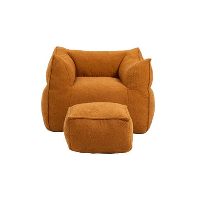 COOLMORE Bean Bag Chair Lazy Sofa/Footstool Durable Comfort Lounger High Back Bean Bag Chair Couch for Adults and Kids, Indoor & Outdoor-海智集-Default-