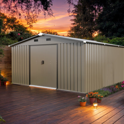 Campcraft 0.25mm color steel plate, surface protective film, Two daylight Windows, A practical and thoughtful gift,two colors can be freely selected storage sheds-海智集-Default-