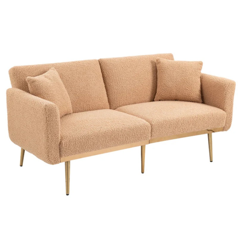 COOLMORE Velvet Sofa , Accent sofa .loveseat sofa with metal feet-海智集-Default-