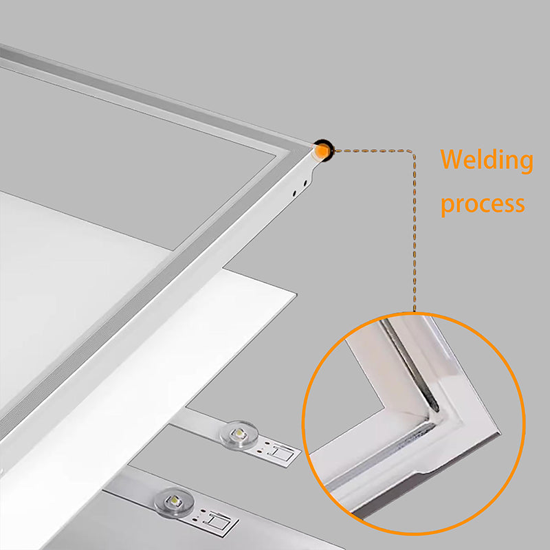 EDGE-LIT LED Panel Light - Ultra-Bright 60W/72W for Suspended Grid Ceilings - Versatile Lighting for Office, Basement, Gym, School, Hospital, and More - Size 595x1195x9mm - Replace Fluorescent Troffers with Energy-Efficient LED Panels-海智集-