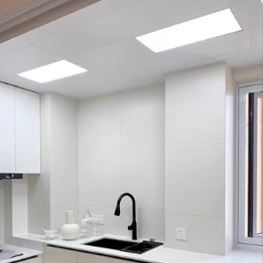 SURFACE MOUNTED EDGE-LIT PANEL 24W – Ultra Bright LED Ceiling Light Fixture 300x600x35mm for Office, Gym, School, Hospital, and Basement Lighting – Versatile Installation Options and Easy Grille Lamp Replacement-海智集-