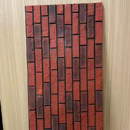 1200*600mm Budaya 3d Pu Faux Stone Castle Dinding Panel Panel Luaran Batu Kapur