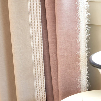 Oxygen Ballet Curtains:expertly crafted from high-quality multi-color faux linen material-海智集-