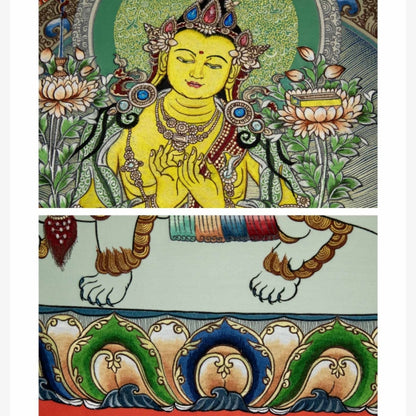 Lotus and Lion Auspiciousness——The sacred art that conveys auspiciousness and wisdom-海智集-
