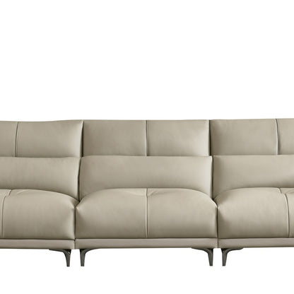 Jinxuan Series Genuine leather sofa, Italian light Luxury four-seater Ginsin-C B3738-海智集-