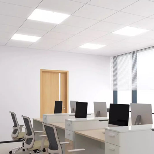 SURFACEMOUNT EDGE-LIT PANEL - Ultra Bright Ceiling Mounted LED Panel Light 600x600x35mm, 30/36/40W - Versatile Lighting for Offices, Basements, Gym, Schools, Hospitals, Light Boxes, and Sign Backlighting-海智集-