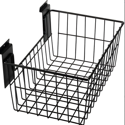 Heavy-Duty Wall-Mount Hooks for Storage - Durable and Stylish 15-Inch Hanging Basket (Model GGQJ018) - Practical Storage Solution with 30kg Weight Capacity - Perfect for Organizing Spaces with High-Quality Design-海智集-