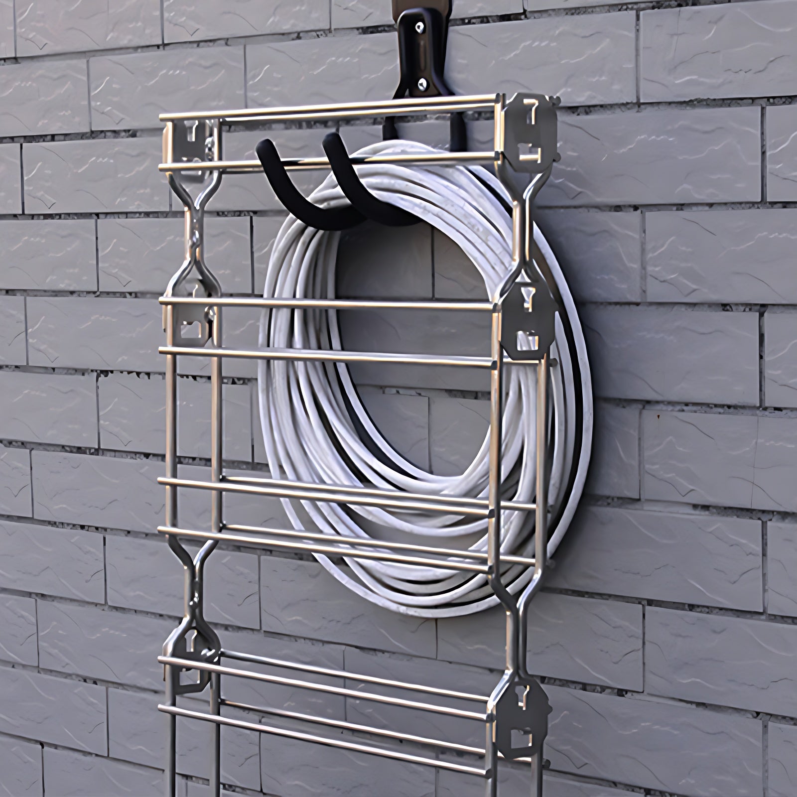 Wall Storage Hooks – Heavy-Duty Customizable Utility Hooks for Organizing | 60kg Load Capacity, Stylish Design, Durable Quality | Dimensions: 17.0*7.5*25.5cm, Weight: 0.45kg (Model: GGQJ005)-海智集-