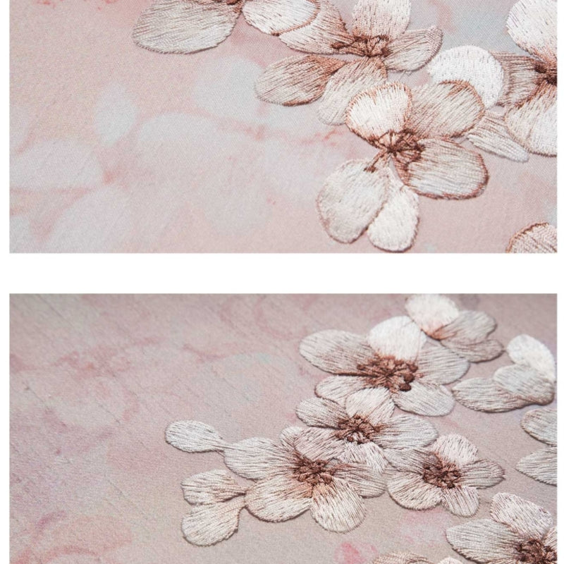 Decorative Art-Drooping Branches and Flowing Rosy Clouds-海智集-