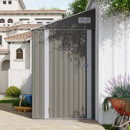 Campcraft Optional two-color storage shed, single hinge door, solid structural design, good ventilation, surface with protective film, and suitable for various scenarios-海智集-Default-