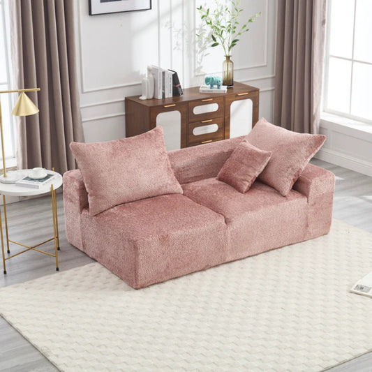 UNITED WE WIN Exquisite fabric technology, intimate two-person design, lazy leisure sitting, free combination of flexible and changeable, a wide range of scene applicability of the sofa-海智集-Default-