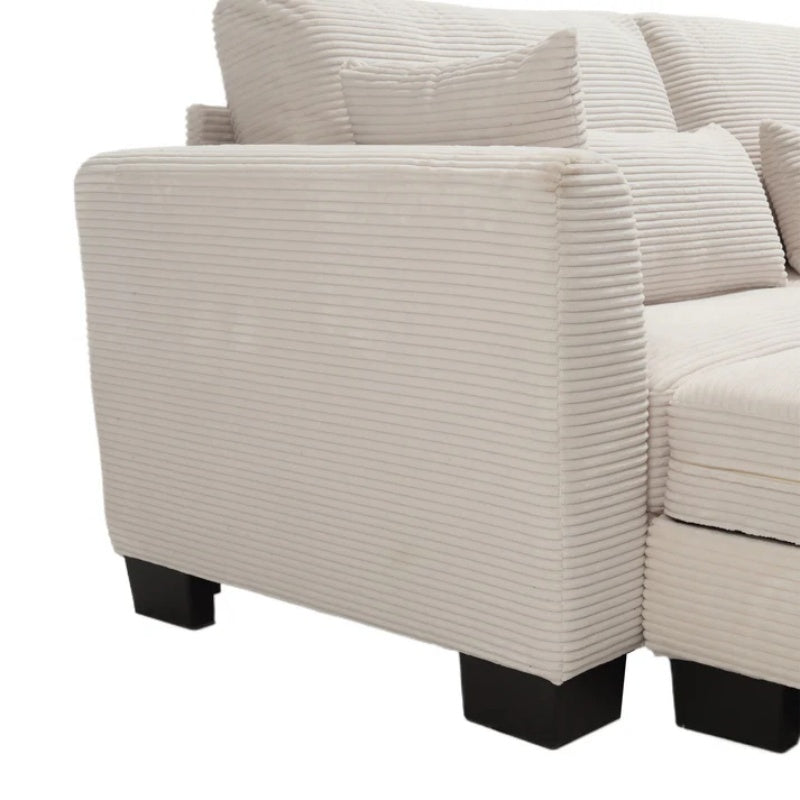 UNITED Modular Sectional Sofa L Shaped Modular Couch with Reversible Chaise Modular Sofa Sectional Couch with Storage Seats-海智集-Default-