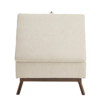 Mid-century modern square coffee table storage bench, assembled, suitable for living room, entryway and family room, used as a coffee table, stirrups, shoe bench-海智集-Default-