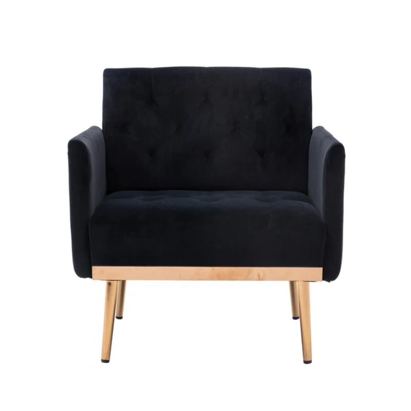 COOLMORE Accent Chair ,leisure single sofa with Rose Golden feet-海智集-Default-