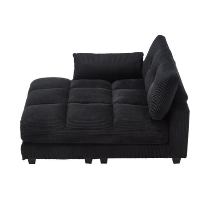 UNITED WE WIN Sleeper Sofa Couch Bed,Oversized Chaise Lounge Chair Cozy Cloud Couch-海智集-Default-