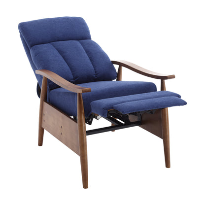 COOLMORE Wood Frame Armchair, Modern Accent Chair Lounge Chair for Living Room-海智集-Default-