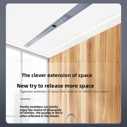 Honeycomb Panel Quick-Install Bathroom Heater Integrated Ceiling Gypsum Board Universal Linear Heater-Kitchen & Bathroom-海智集-Smart Electronic Switch-100X800-
