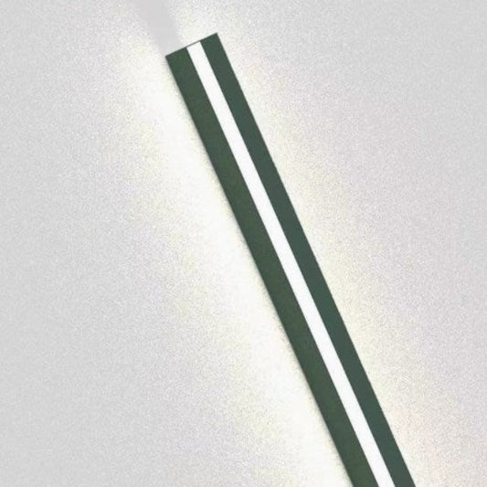 Smart outdoor LED long strip wall lamp, sensor bedroom, living room, home bedside, modern minimalist outdoor villa background-海智集-