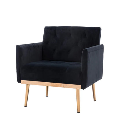 COOLMORE Accent Chair ,leisure single sofa with Rose Golden feet-海智集-Default-