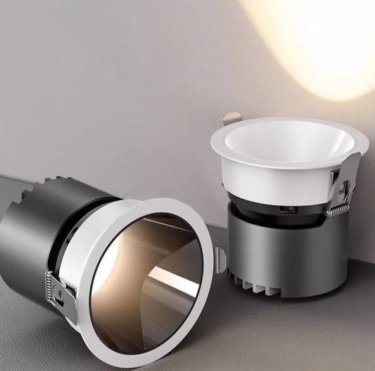 Downlight, full-spectrum eye-protecting downlight, built-in anti-glare downlight, living room corridor, no main light, cat's eye light-海智集-