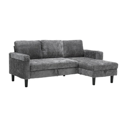 UNITED Sectional Sofa Reversible Sectional Sleeper Sectional Sofa with Storage Chaise-海智集-Default-