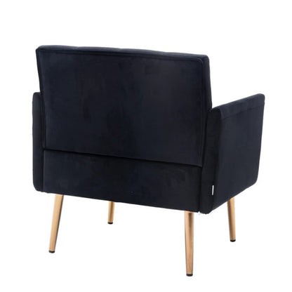 COOLMORE Accent Chair ,leisure single sofa with Rose Golden feet-海智集-Default-
