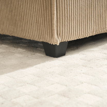 UNITED WE WIN Modular Sectional Sofa U Shaped Modular Couch with Reversible Chaise Modular Sofa Sectional Couch,6- Seat Convertible Sofa,Fit for Living Room-海智集-Default-