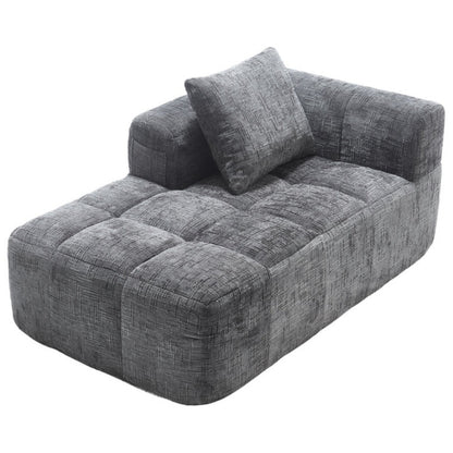 UNITED WE WIN Chenille Loveseat Sofa,Minimalist Modular Couches Sleeper for Living Room Bedroom Apartment Lounge-海智集-Default-