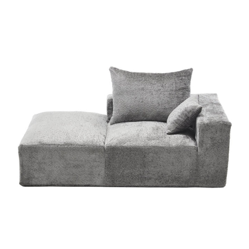 UNITED WE WIN Memory Foam 2-Seater Couch, No Installation & Easy to Transport, Deep Seat Modern Sofa with Chenille Fabric, Couch for Living Room, Bedroom, Apartment, Home Office-海智集-Default-