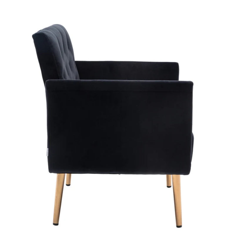 COOLMORE Accent Chair ,leisure single sofa with Rose Golden feet-海智集-Default-