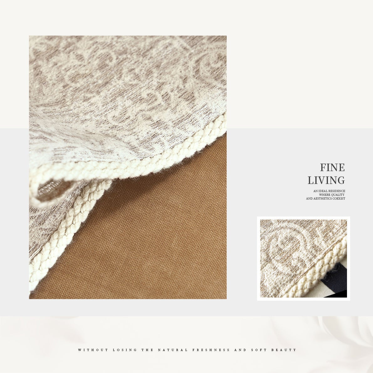 Impression of Monet Curtain:expertly crafted from ultra-soft chenille jacquard-海智集-
