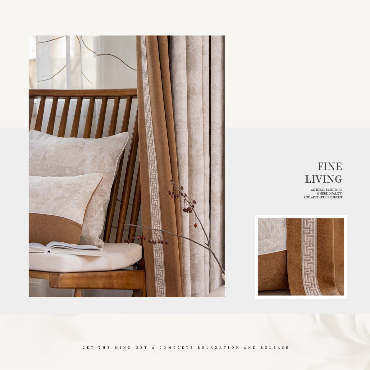 Lazy Time Curtains: Anti-wrinkle, no ironing required, machine washable, and easy to maintain-海智集-